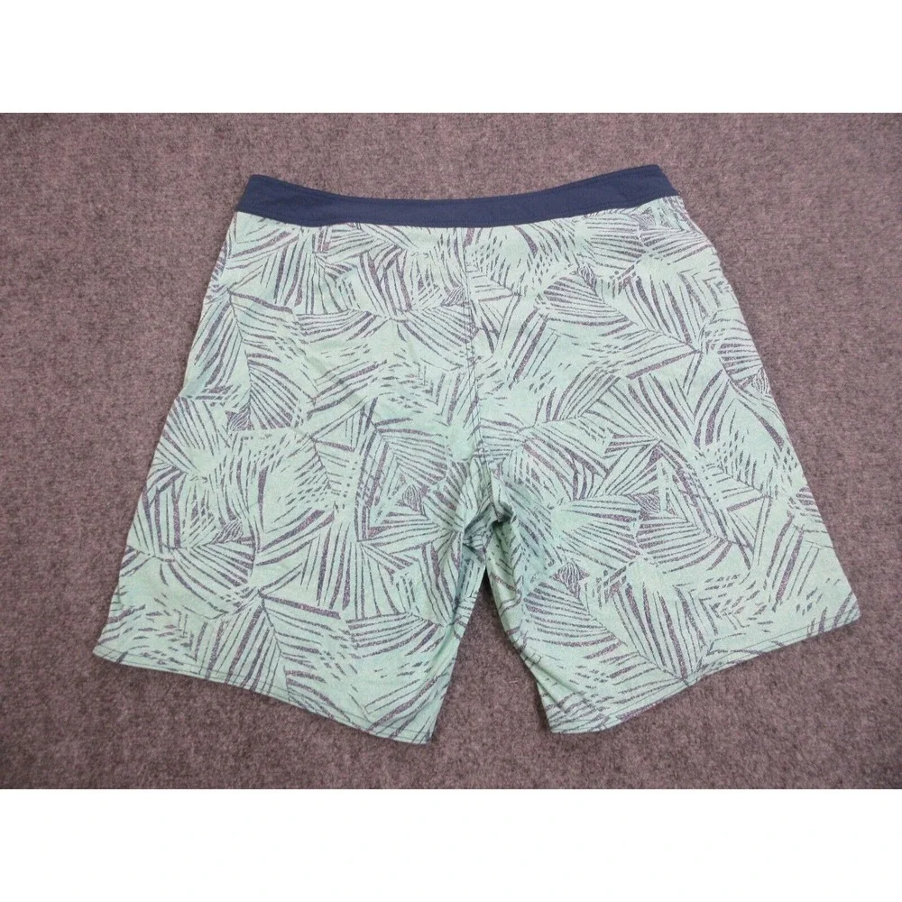 Patagonia Swim Trunks‎ Mens 40 Green Wavefarer Lightweight Board Shorts 40X21